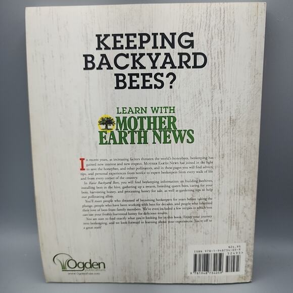 Raise Backyard Bees The Definitive Guide from Hive to Spoon Mother Earth News PB - Picture 2 of 12